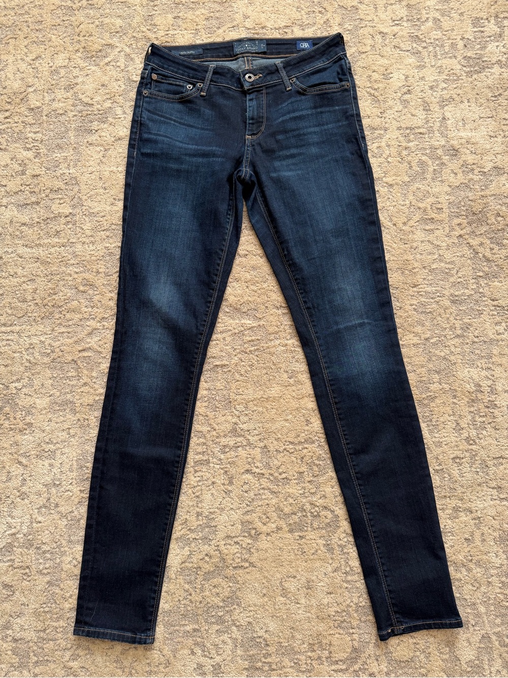 Lucky Brand Lolita Skinny Jeans Dark Wash Orta Premium Denim Size 2/26 R